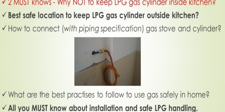 2 reasons why we Must NOT keep gas cylinder in kitchen?