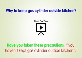 2 reasons to keep Gas cylinder outside kitchen