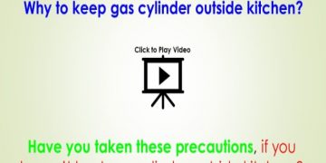2 reasons to keep Gas cylinder outside kitchen
